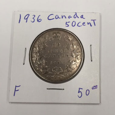 1936 Canada 50 cent